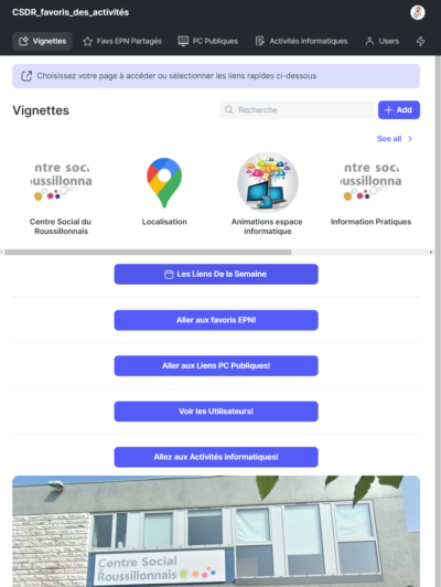 WebApps de L’espace Numérique