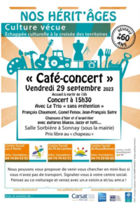 29 sept. 23 Café Concert Nos Herit&rsquo;âges