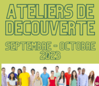 Les Ateliers Découvertes de Sept-Oct 23