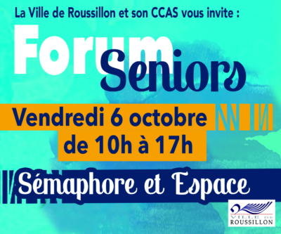 Forum Seniors à Roussillon : les Stands du Centre Social