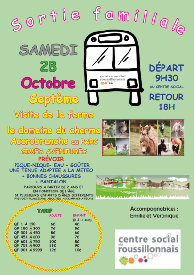 Sortie Familiale du 28 Oct. 23