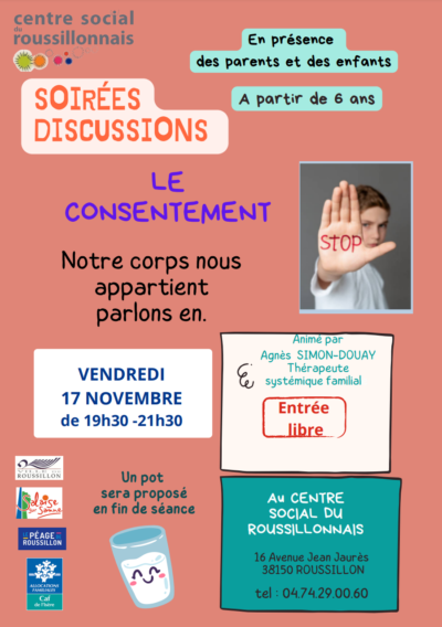 [Soirées Discussions] 17 Nov. 23 : Le Consentement