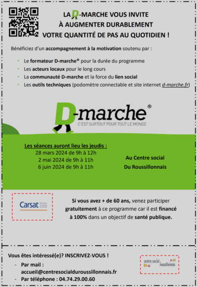 Mars à Juin 24 : une meilleure santé avec D’marche