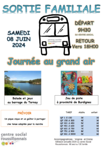 Sortie Familiale 8 Juin 24 : Grand Air à Ternay