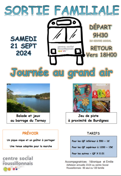21 Sept 24 | Sortie Familiale : Grand Air à Ternay
