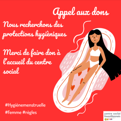 Dec. 24 | Appel aux Dons « Protections Hygièniques »