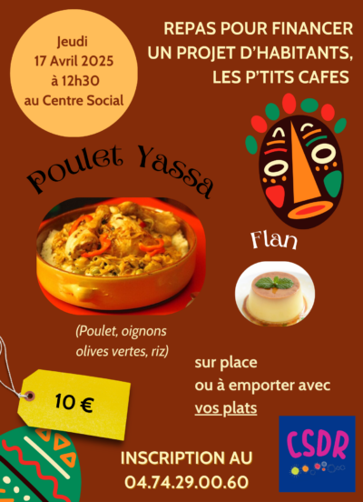 17 Avr. 25 | Repas P’tits Cafés