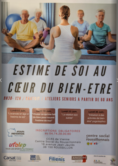 Juin 25 | Estime de soi au Cœur du bien-être [+ de 60ans]