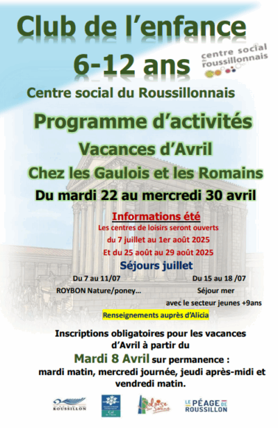 Avr. 25 | Club (6-12 ans) [Programme]