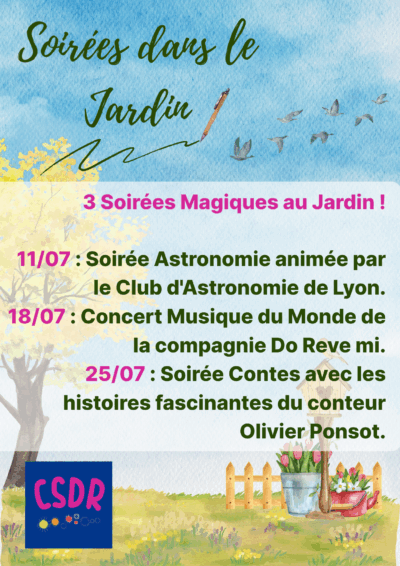 [Recap] | Les Soirées au Jardin de l’été 2025 !