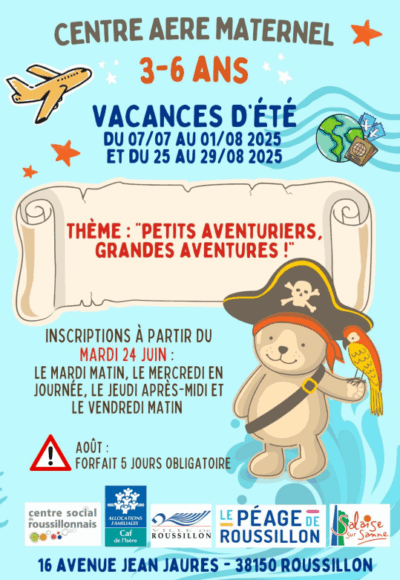 [Programme Été 25] Août | CAM (3-6 ans)