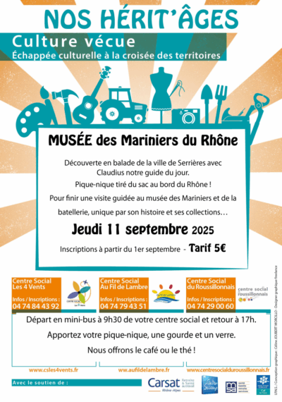 11 Sep. 25 | NOS HÉRIT’ÂGES – échappée Culturelle