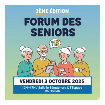 3 Oct. 25 | Forum Sénior à Roussillon