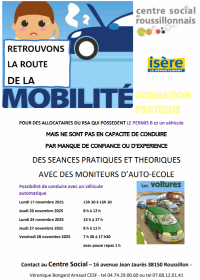 Nov. 25 | (Re)prendre confiance dans la conduite [RSA]