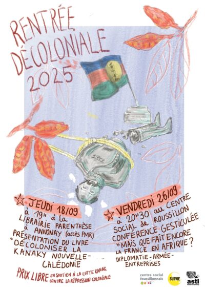 18 & 26 Sept. 25 | [Conférence] Une Rentrée Décoloniale