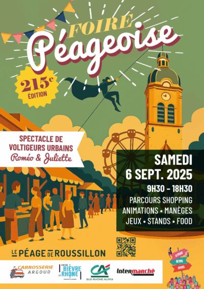 6 Sept. 25 | Retrouvons nous à la Foire Péageoise