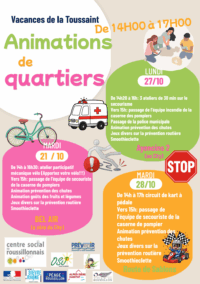 Toussaint 25 | Animations de Quartiers