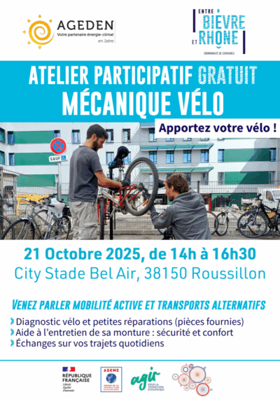 21 Oct. 25 | Atelier Vélo à Bel Air