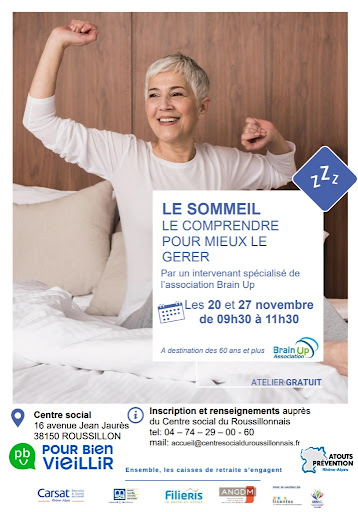 20-27 Nov. 25| Atelier Sommeil [+60 ans]