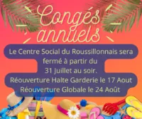 Août 26 | Congés Annuels du Centre